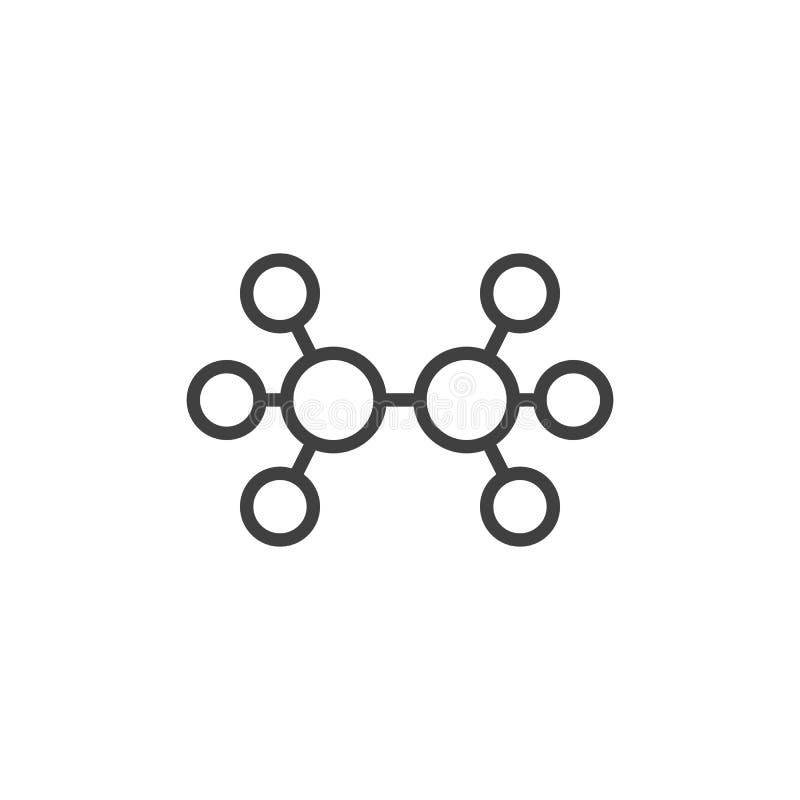 乙烷C2H6化学式和分子模型.